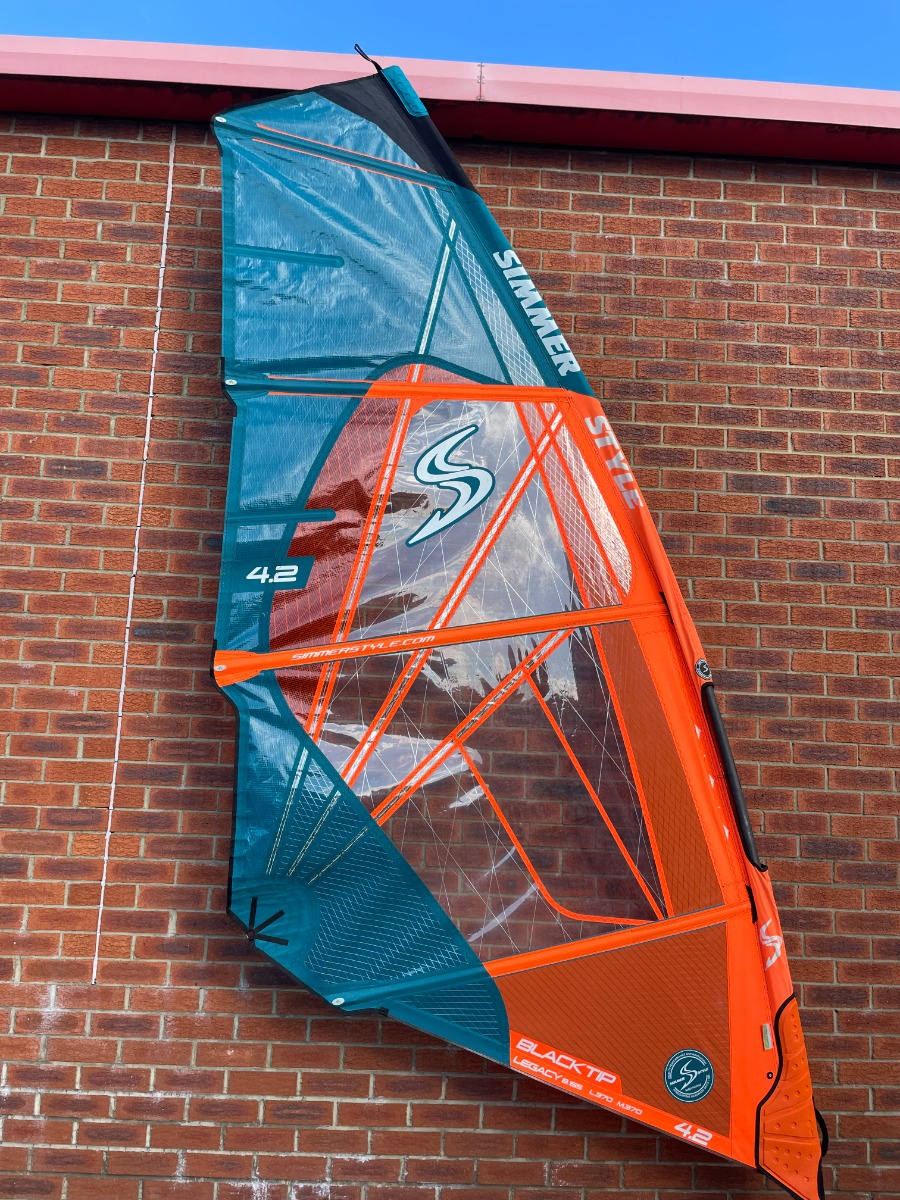 2020 Simmer Black Tip 4.2m Windsurf Sail | USED