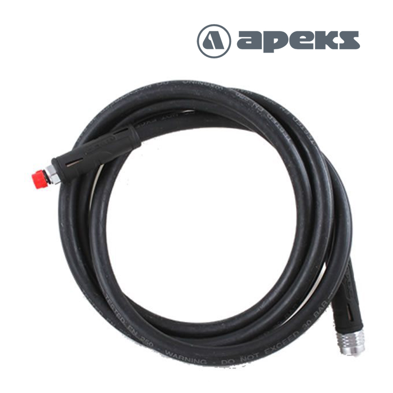 Apeks 2.1m Long Hose - Rubber