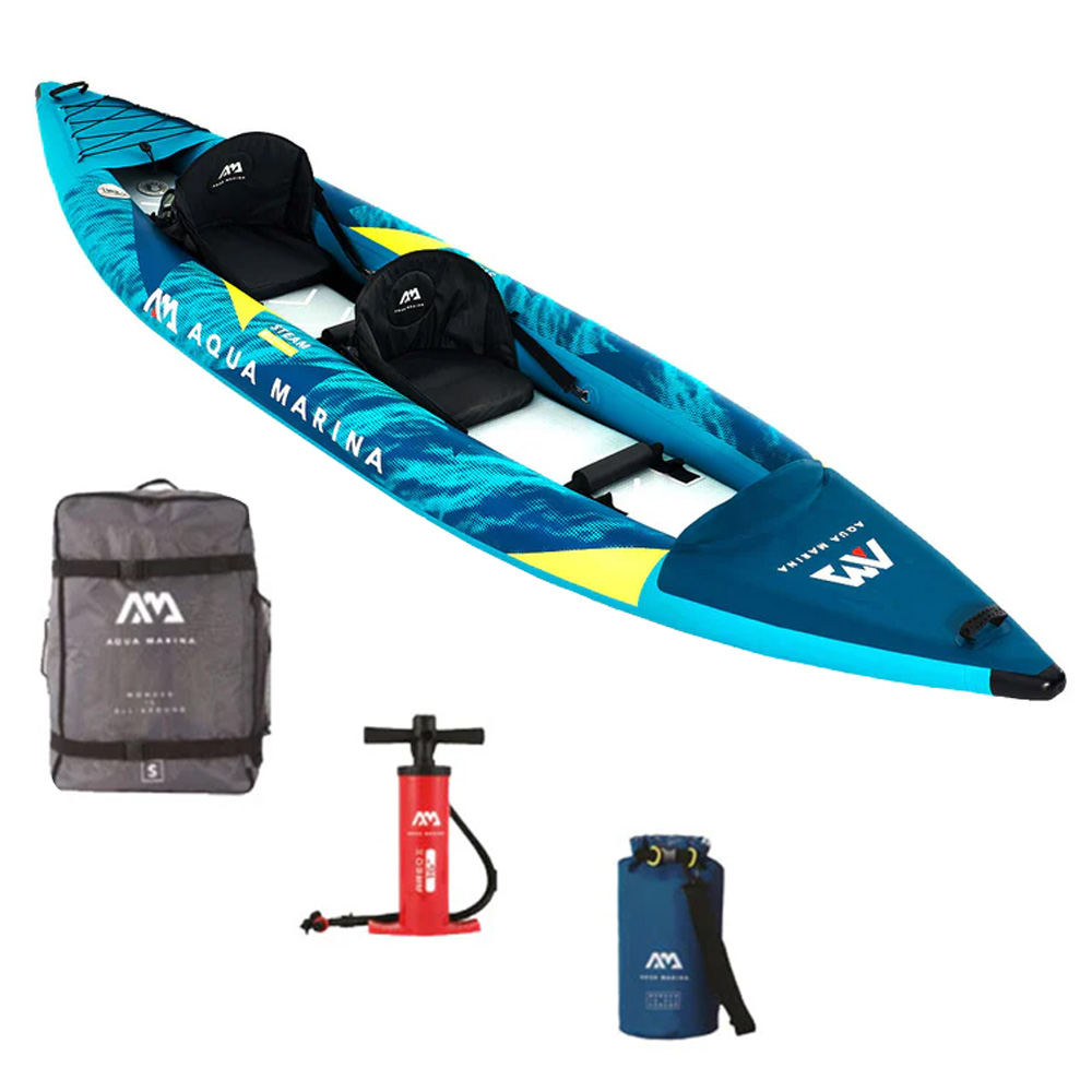 Aqua Marina Steam 412 One or Two Person Drop Stitch Inflatable Kayak