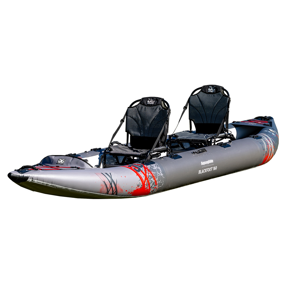 Aquaglide Blackfoot XF 130 1 Person Inflatable Fishing Kayak