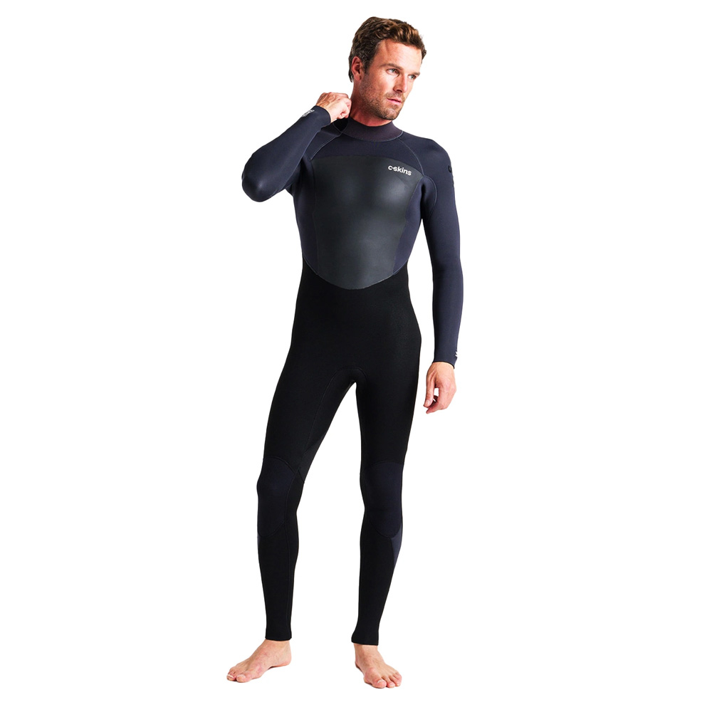 C-Skins Legend 4/3mm Men's Back Zip Wetsuit Black/Anthracite/Black