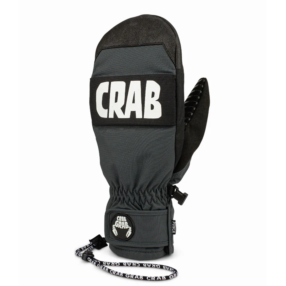 Crab Grab Punch Snowboard Mitts Washed Black