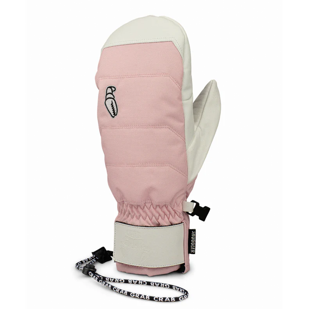 Crab Grab Snuggler Women's Snowboard Mitts Soft Pink
