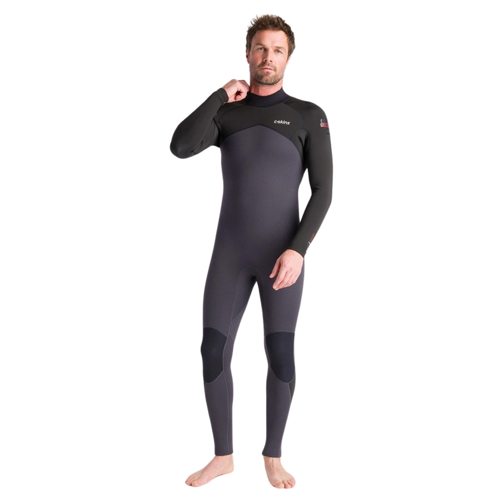 C-Skins NuWave Legend 5/4/3mm Men's Back Zip Wetsuit Anthracite/Black/Rust