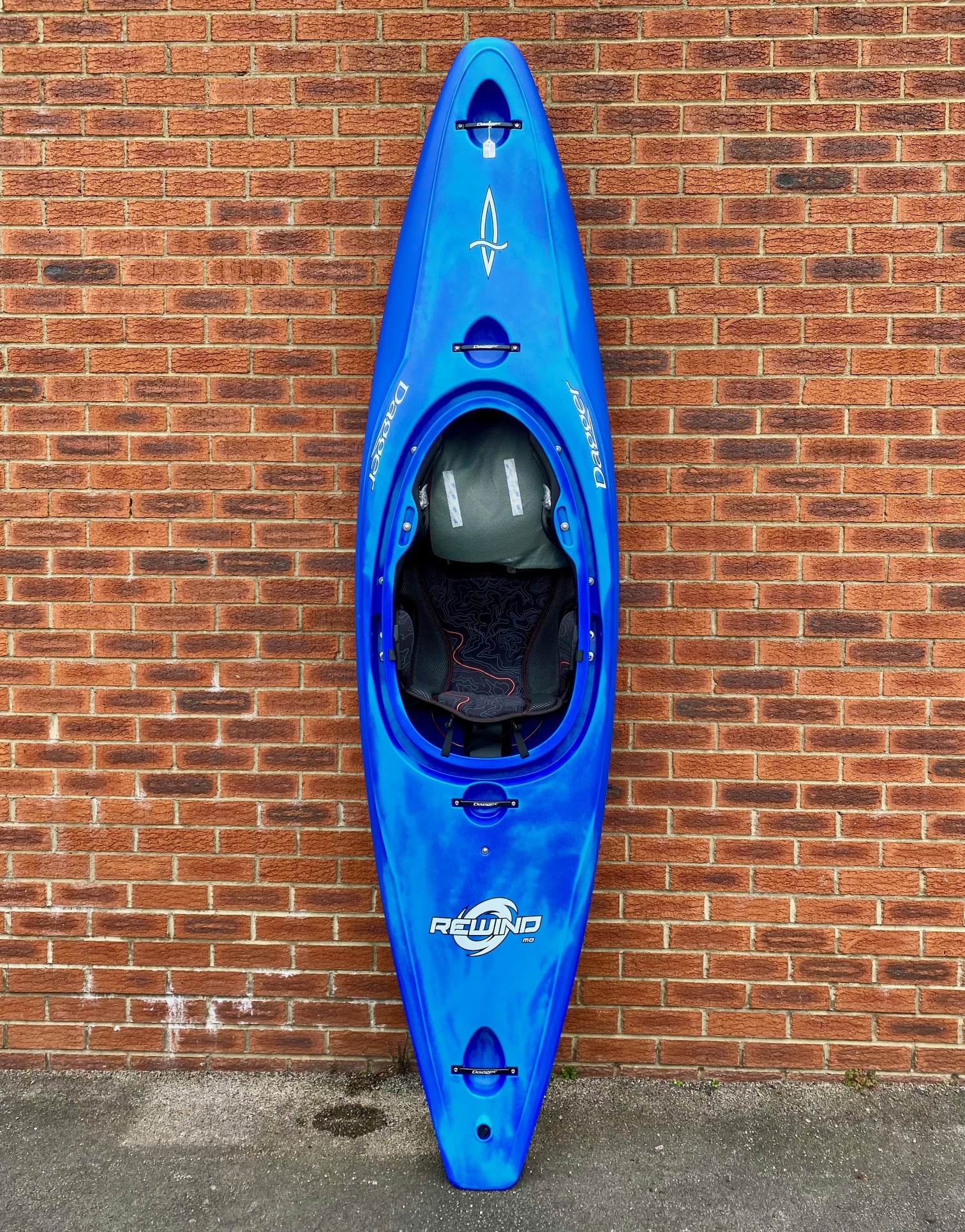 Dagger Rewind Creek Kayak Medium Blue Smoke Factory Blemish Deck