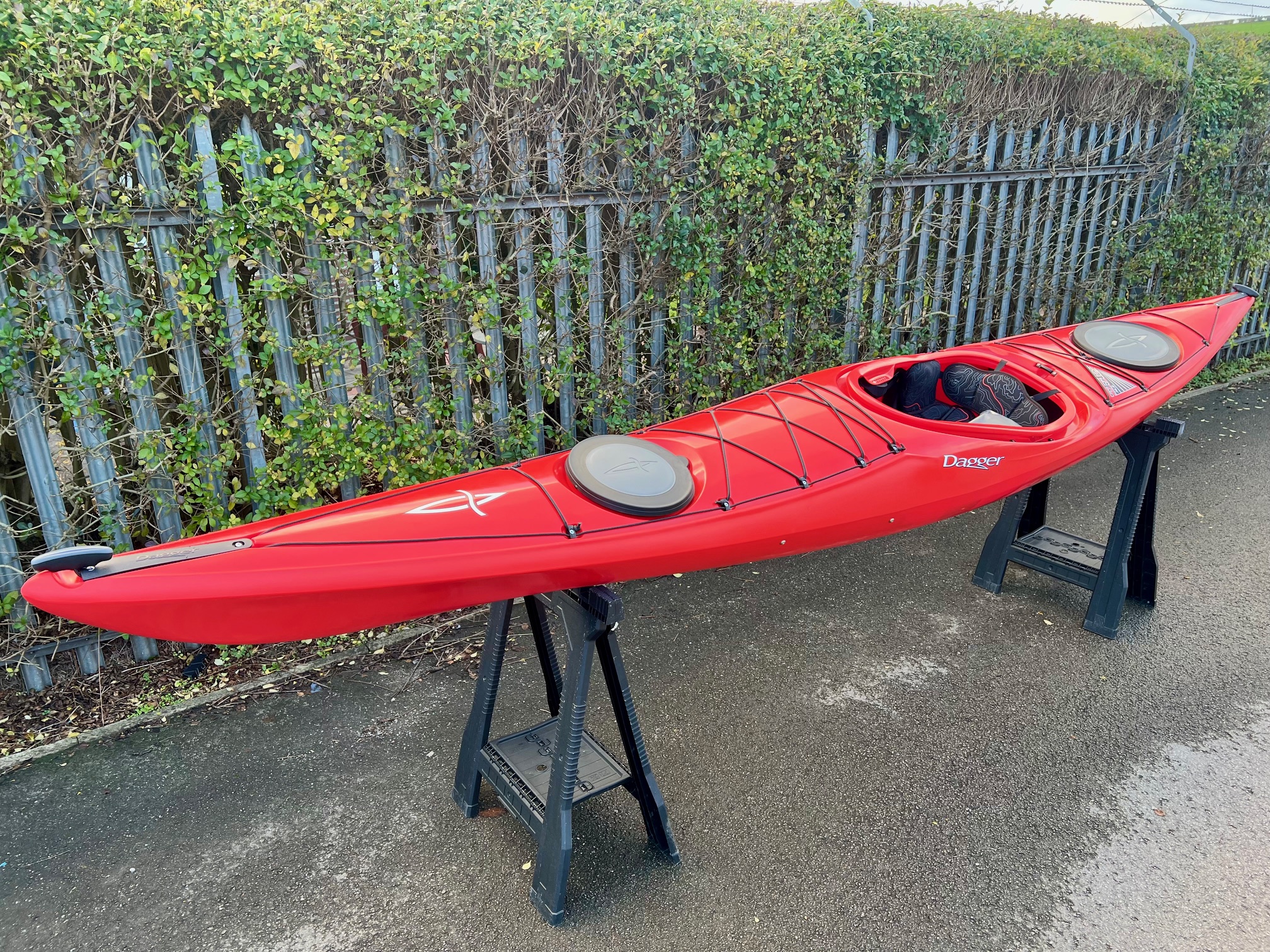 Dagger Stratos 14.5 Touring Kayak Small Red Factory Blemish