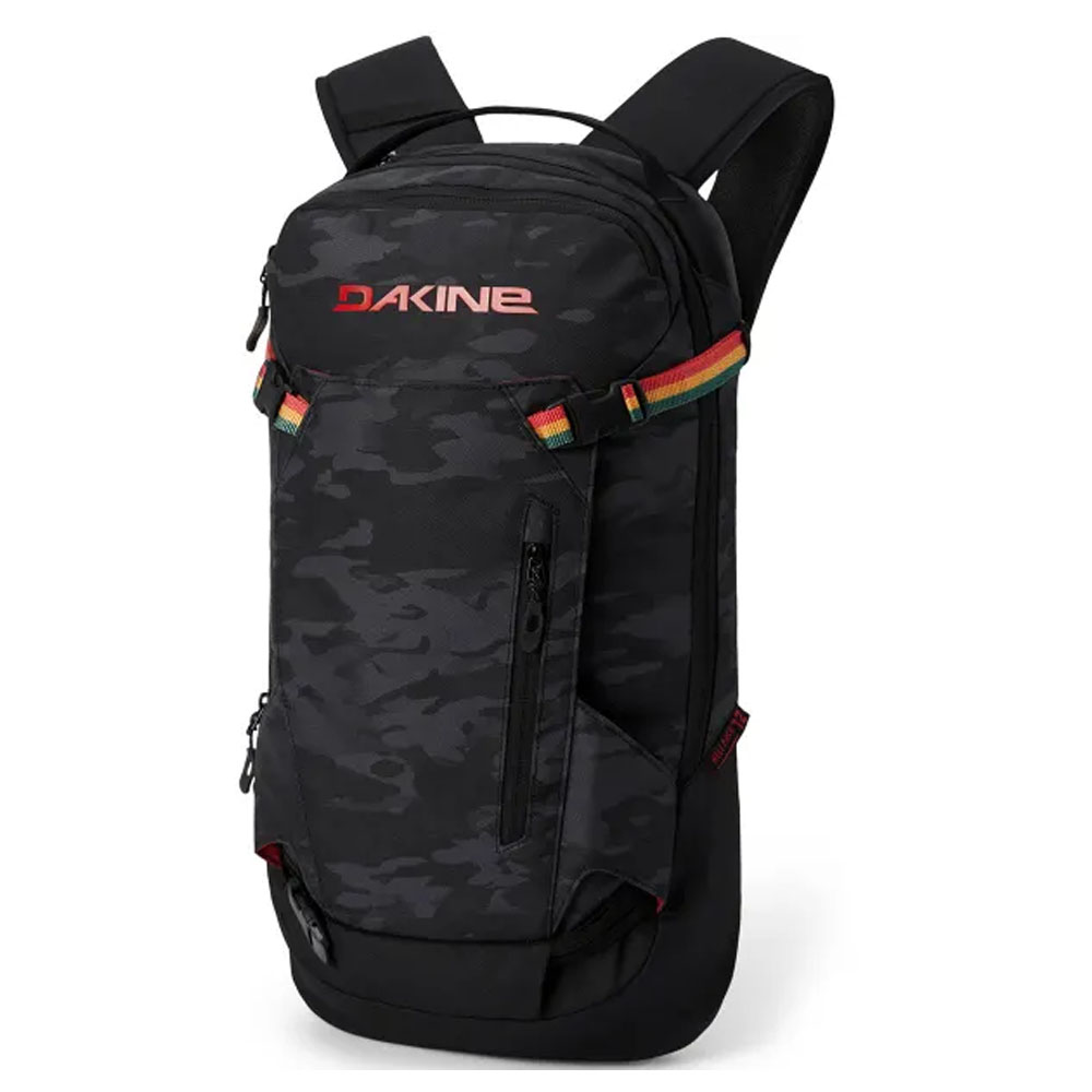 Dakine Heli 12L Snowboard Backpack Black Vintage Camo