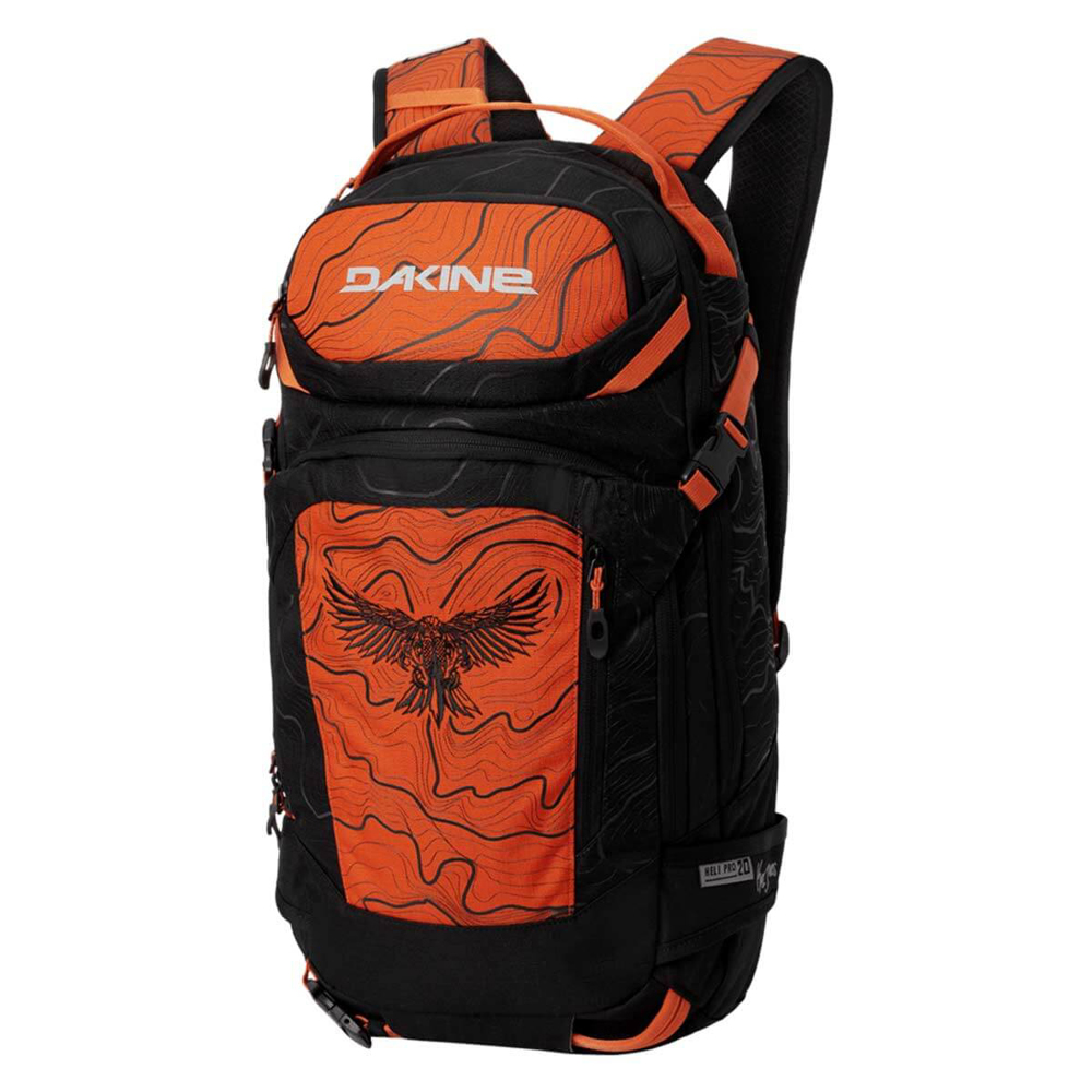 Dakine Heli Pro 20L Snowboard Backpack Jones Pureed Pumpkin