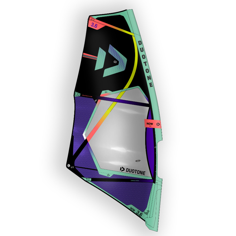 Duotone Now Windsurf Sail Black/Pistachio