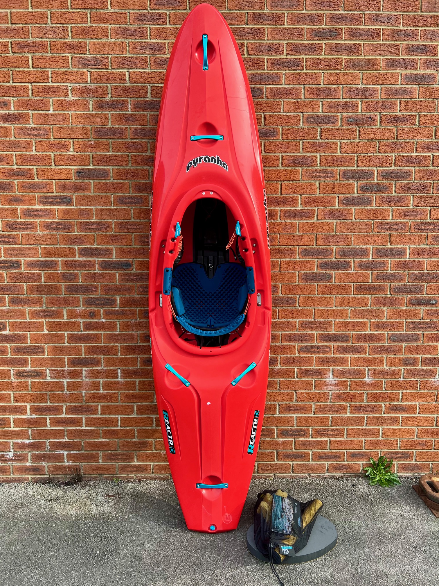 Factory Blemish Pyranha ReactR Elite Kayak Medium Red Deck