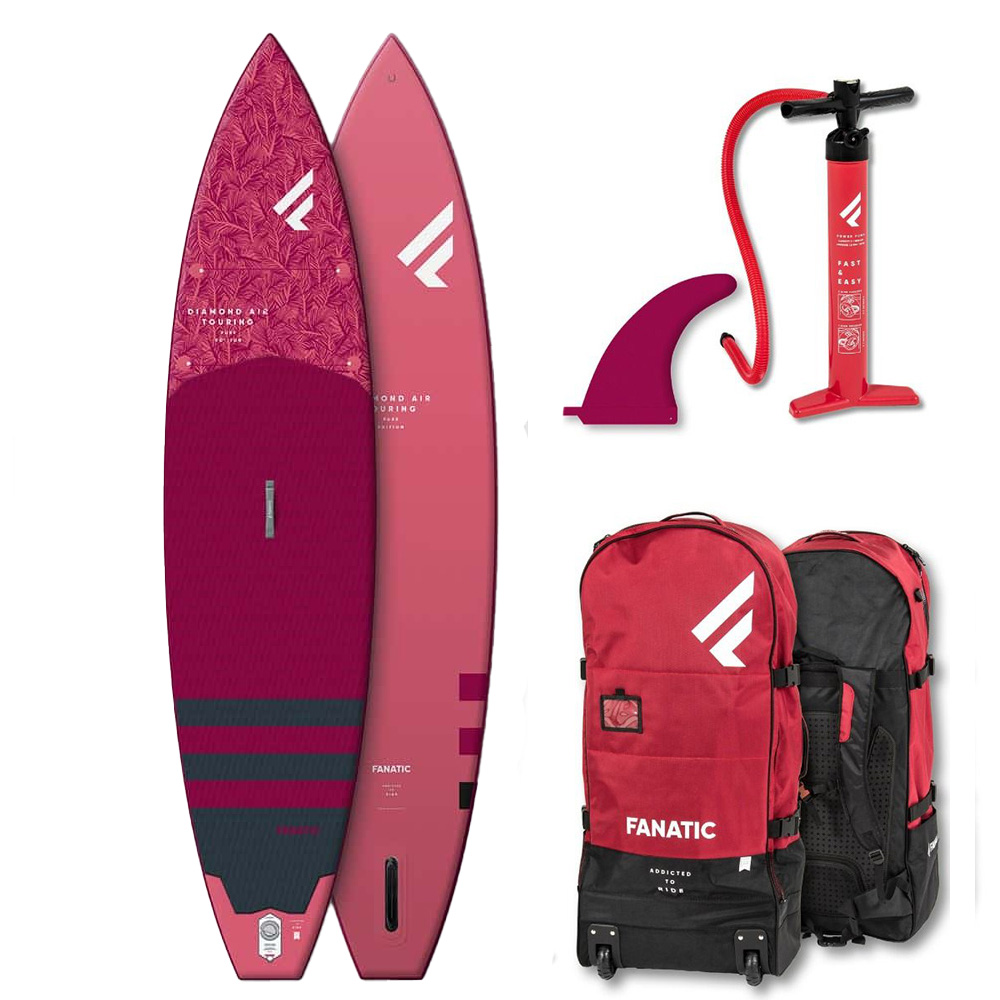 Fanatic Diamond Air Touring Inflatable SUP 11ft6 Contents
