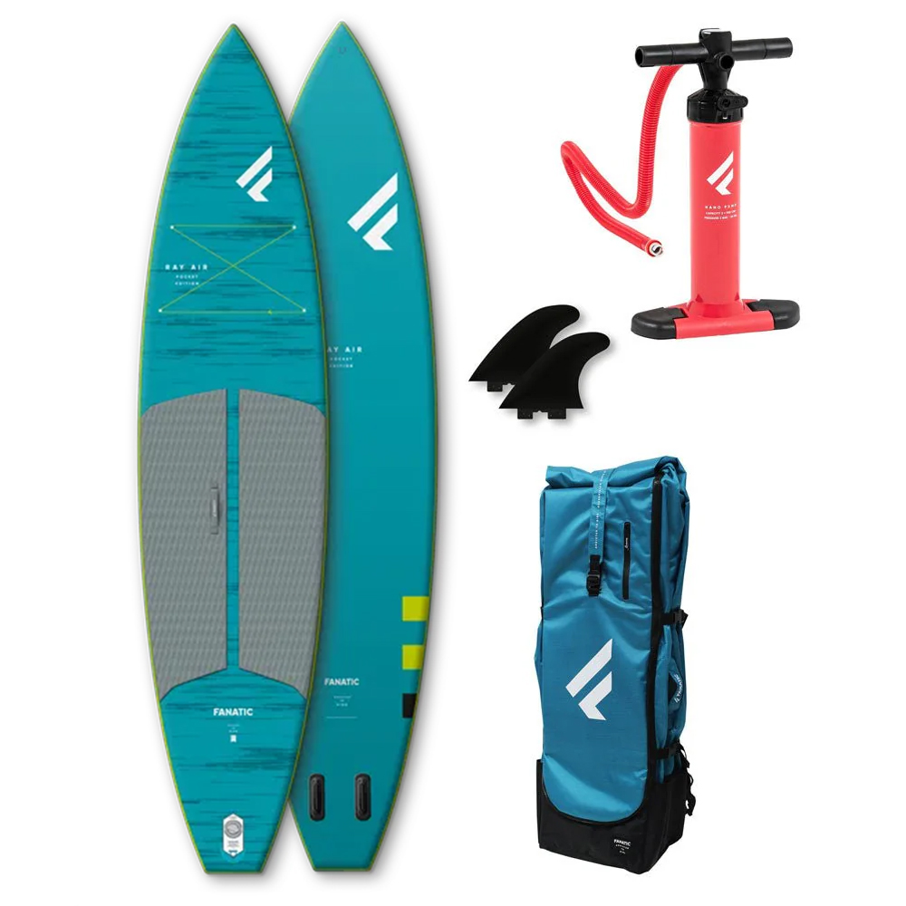 Fanatic Ray Air Pocket Inflatable SUP 11ft6 Contents