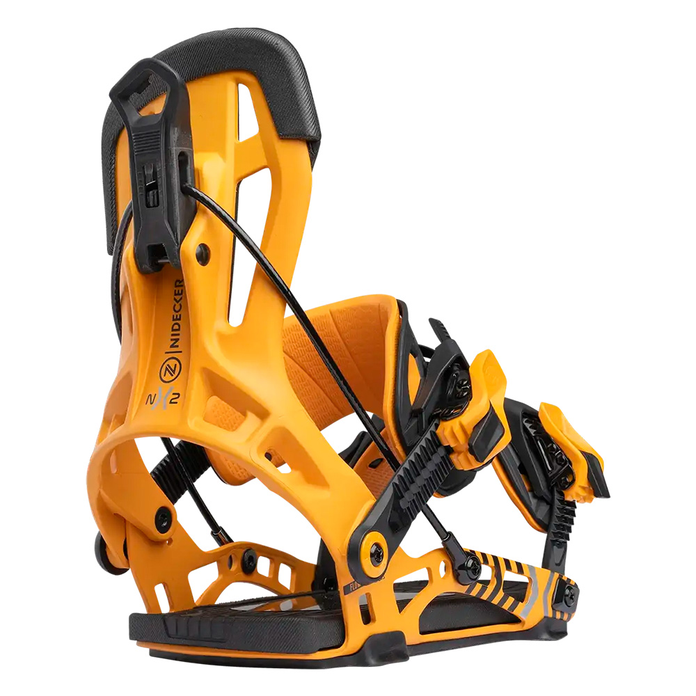Nidecker Flow NX2 Fusion Quick Entry Snowboard Bindings Mango