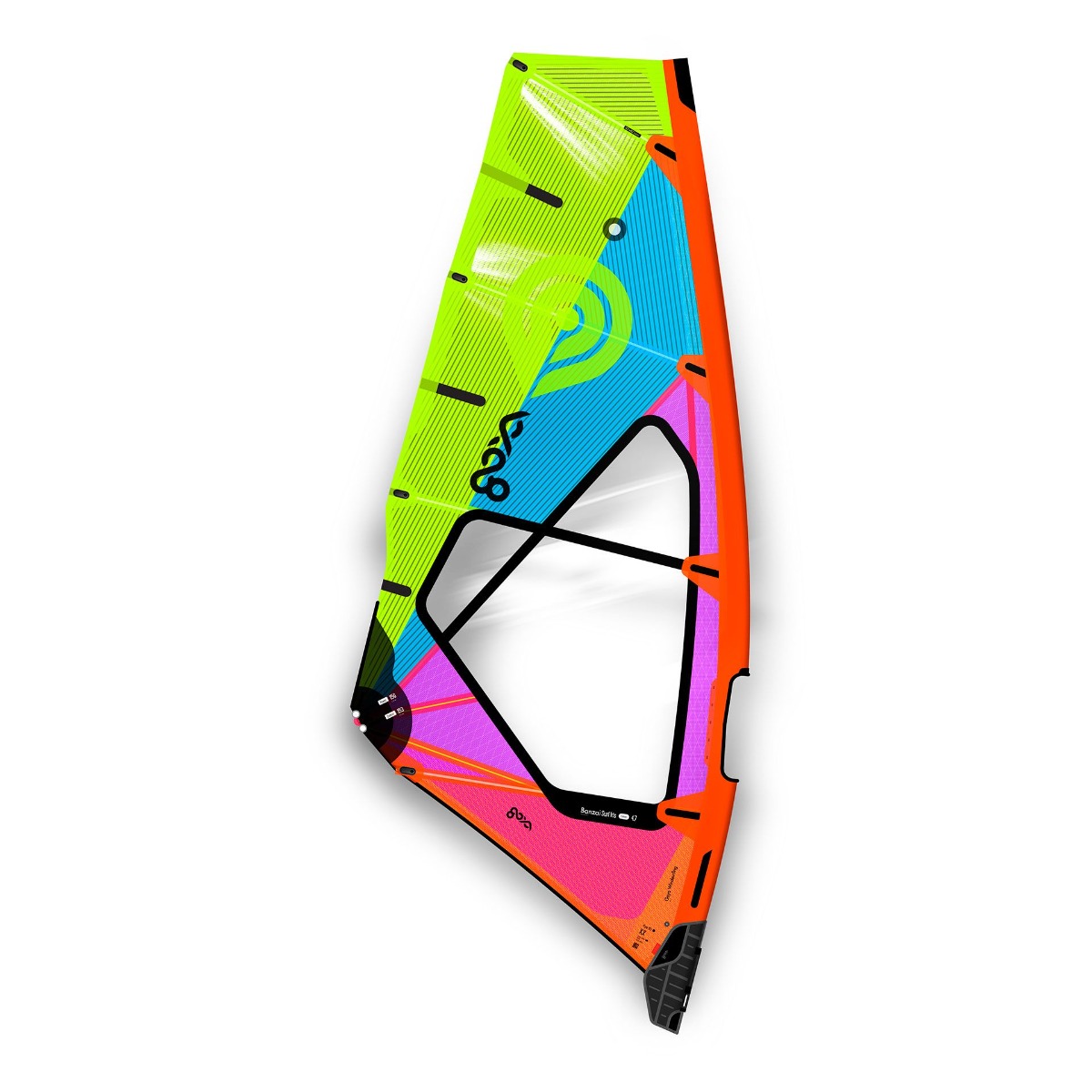 Goya Banzai Surf iris product picture windsurf sail rainbow