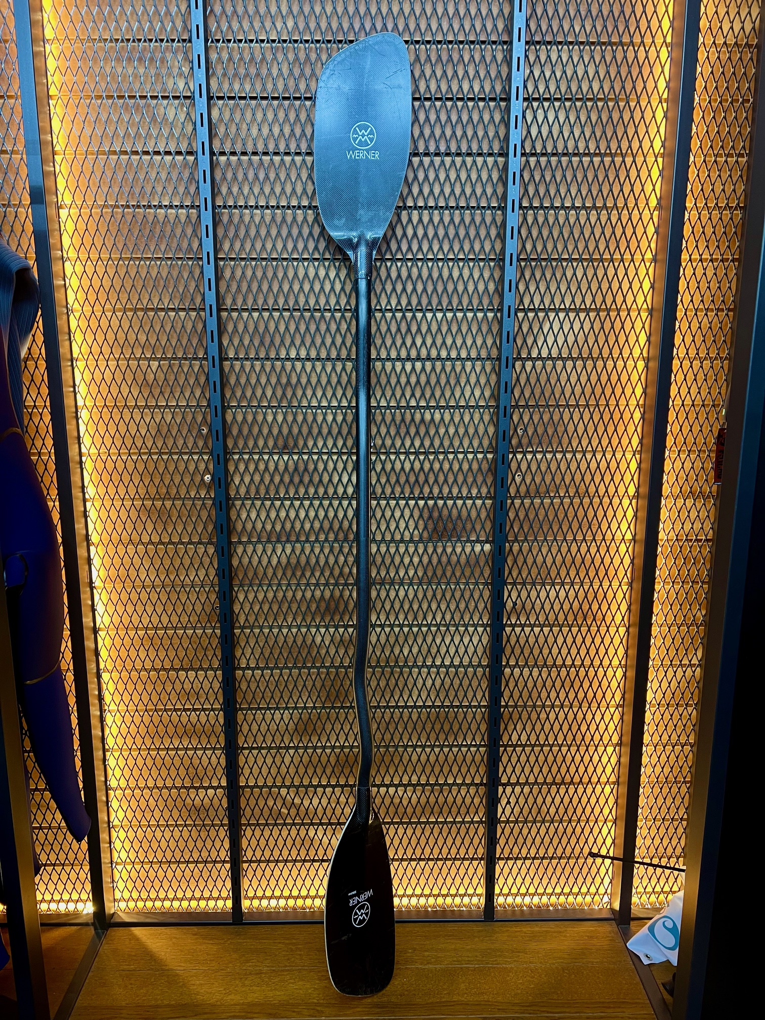 Werner Stikine Bent Shaft Kayak Paddle Left Handed 194cm / 45 | Preowned