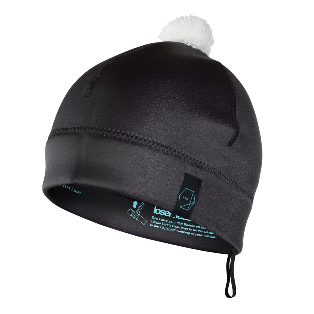 Ion Neoprene Bommel Beanie 4185 Black