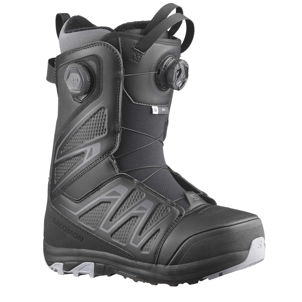2026 Salomon Ivy BOA SJ Mens Snowboard Boots Black