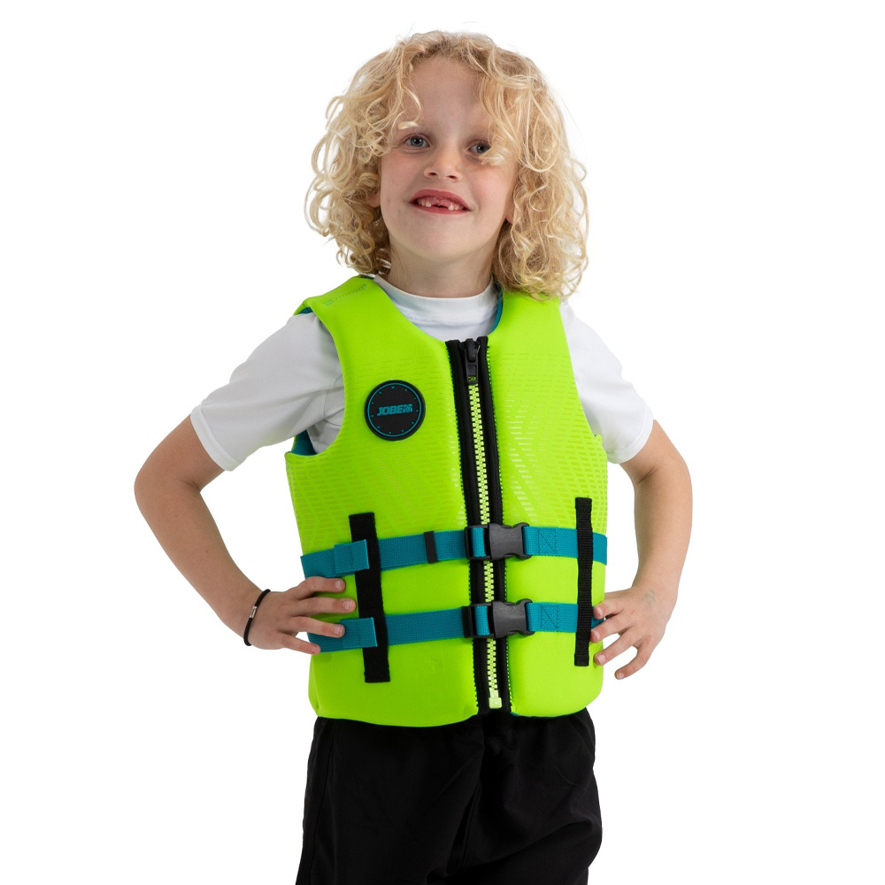 2026 Jobe Kid's Neoprene Life Vest Lime Green