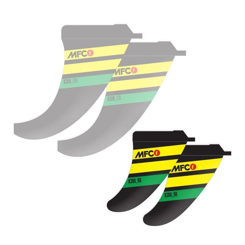 MFC K300 Kauli Seadi G10 Quad Side Windsurf Fin Set