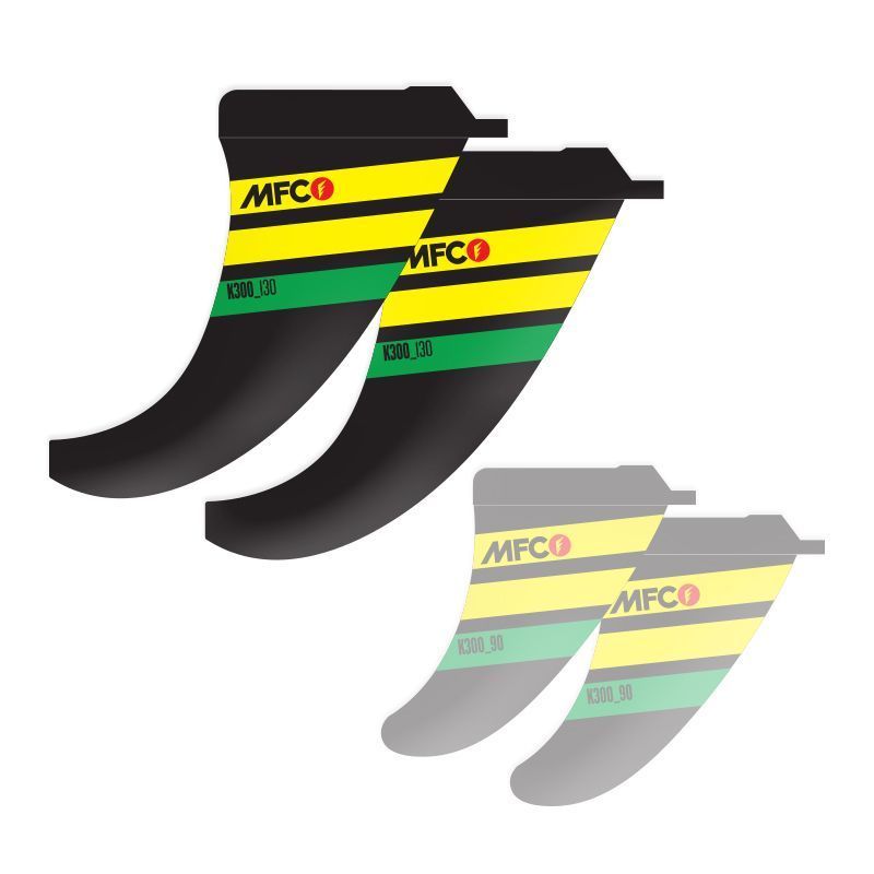 MFC K300 Kauli Seadi G10 Quad Rear Windsurf Fin Set