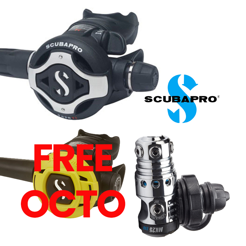 Scubapro MK25 S620ti Set with FREE R105 Octo 
