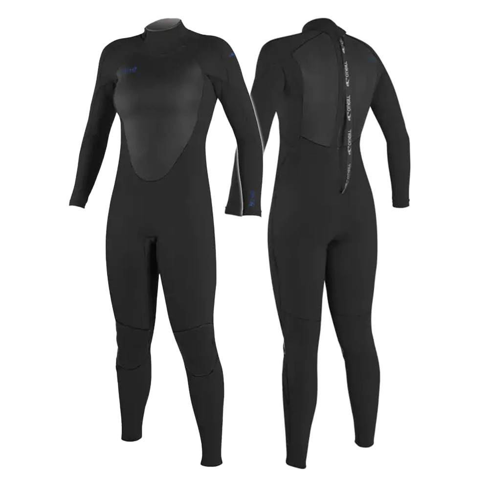 O'Neill Epic 5/4 Womens Back Zip Full Wetsuit Black