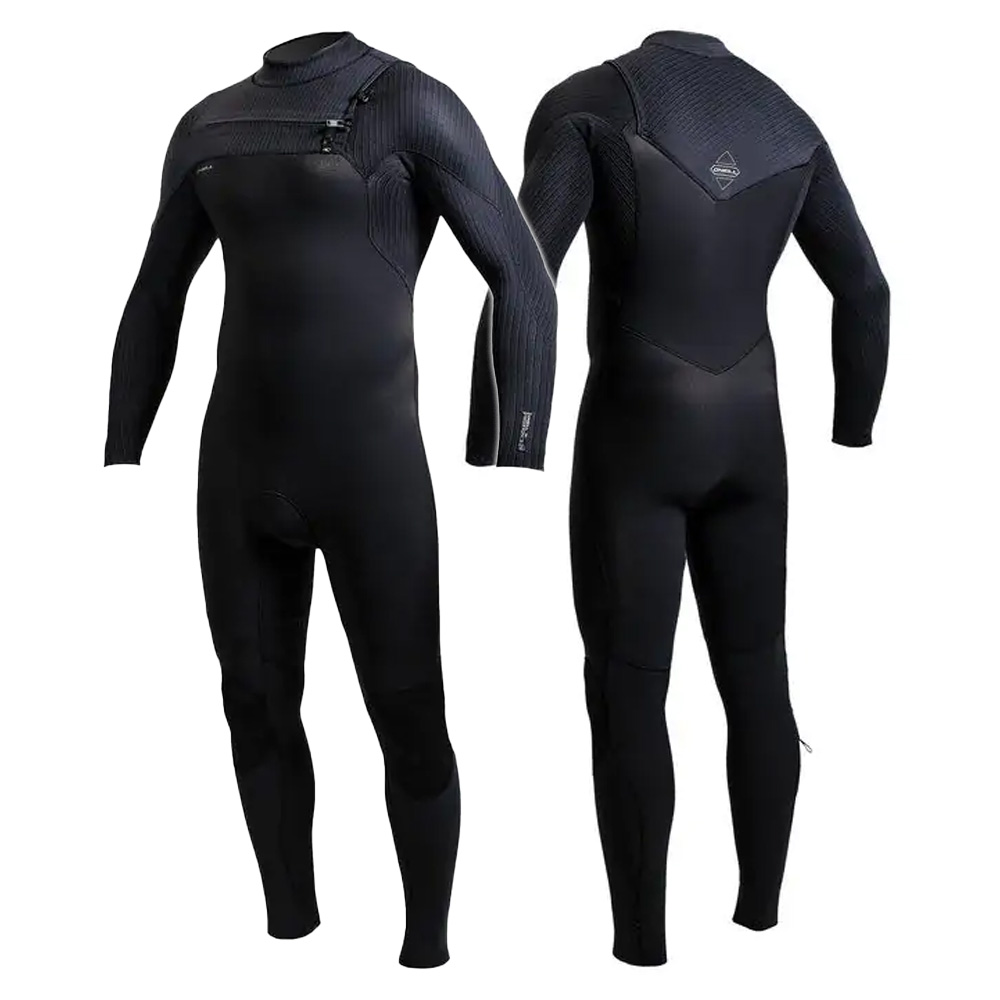 O'Neill Hyperfreak 5/4 + Mens Front Zip Full Wetsuit Black