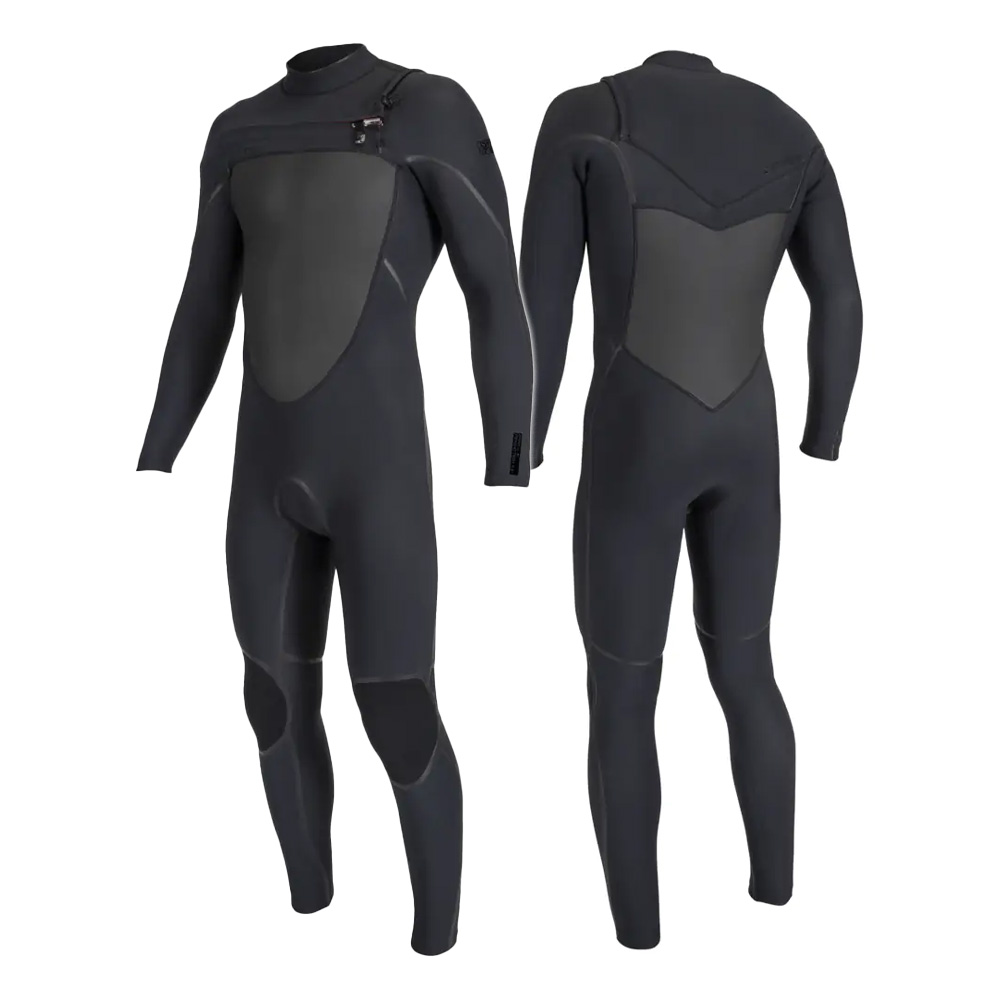 O'Neill Psycho Tech 5/4+ Men's Front Zip Full Wetsuit Black
