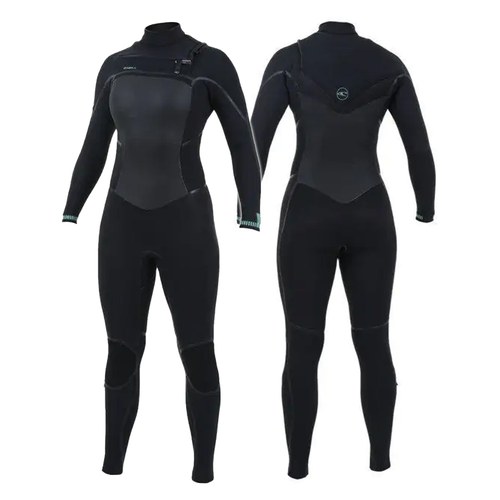 O'Neill Psycho Tech 5/4 + Womens Chest Zip Full Wetsuit Black