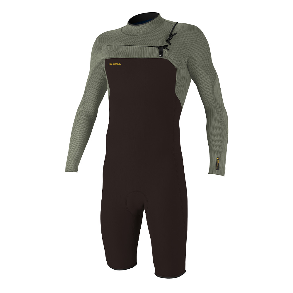 O'Neill Hyperfreak 2mm Front Zip L/S Shorty Wetsuit Arabica/Chimera