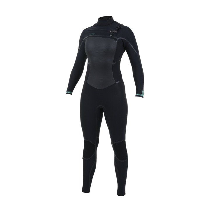 O'Neill Psycho Tech 5/4 + Womens Chest Zip Full Wetsuit Black