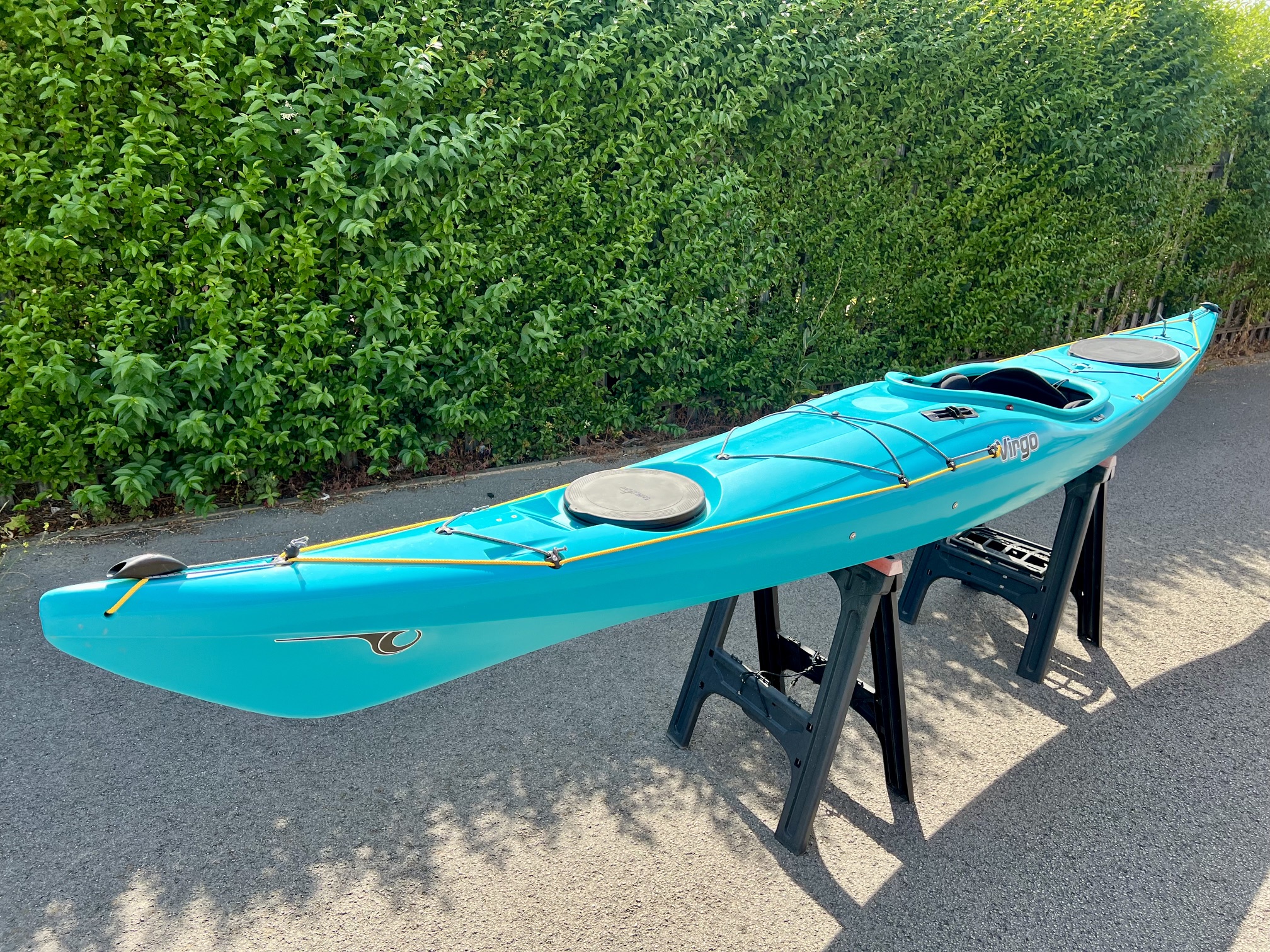P&H Virgo MZ3 Skeg Touring / Sea Kayak Medium Volume Tahoe Blue | Factory Blemish