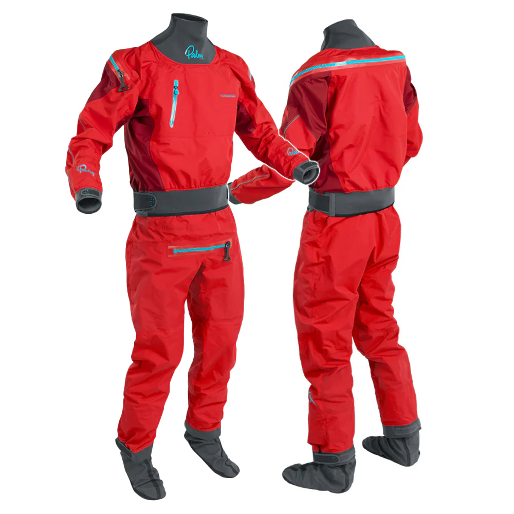Palm Atom Men's Back Entry Drysuit Flame/Chilli
