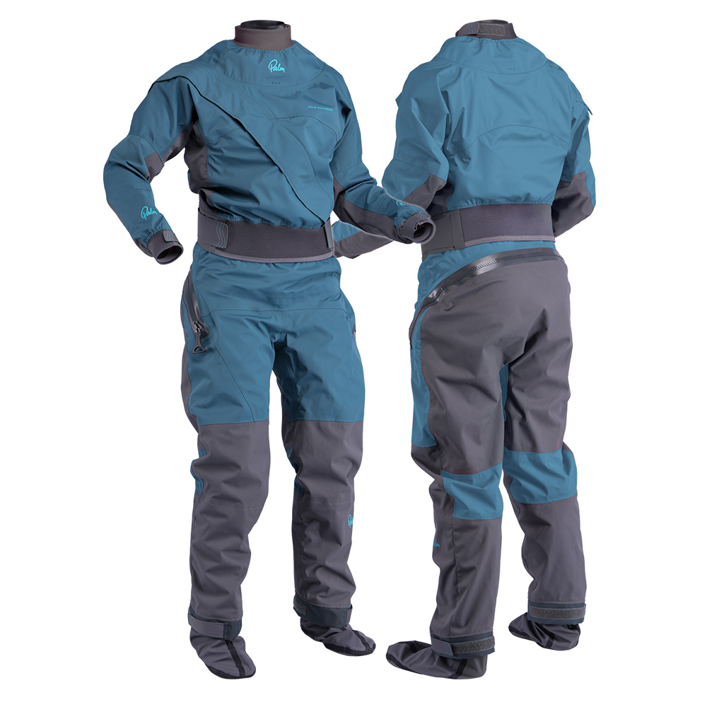 Palm Cascade Women's Front Entry Drysuit Pine/Jet Grey