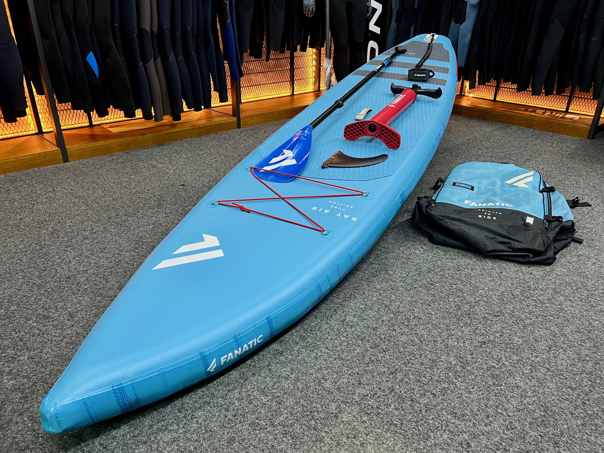 Preowned Fanatic Ray Air Inflatable SUP Package 11ft6