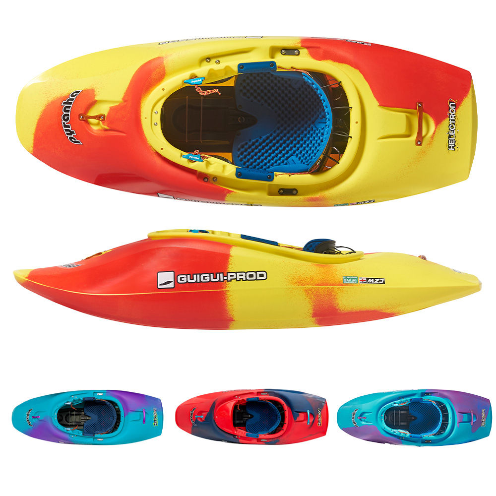 Pyranha GUIGUI Prod Helectron Elite Freestyle Kayak Colour Choices