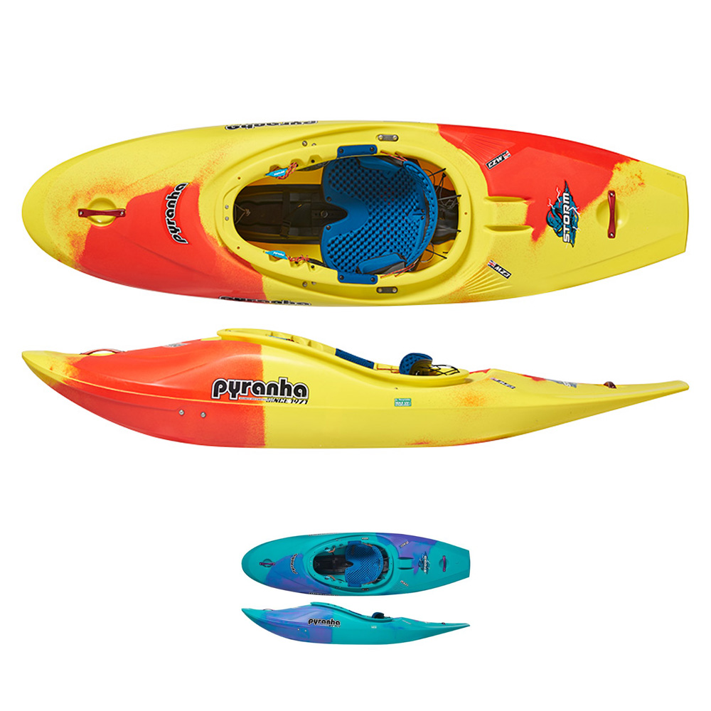 Pyranha Storm Half-Slice Kayak Colour Choices