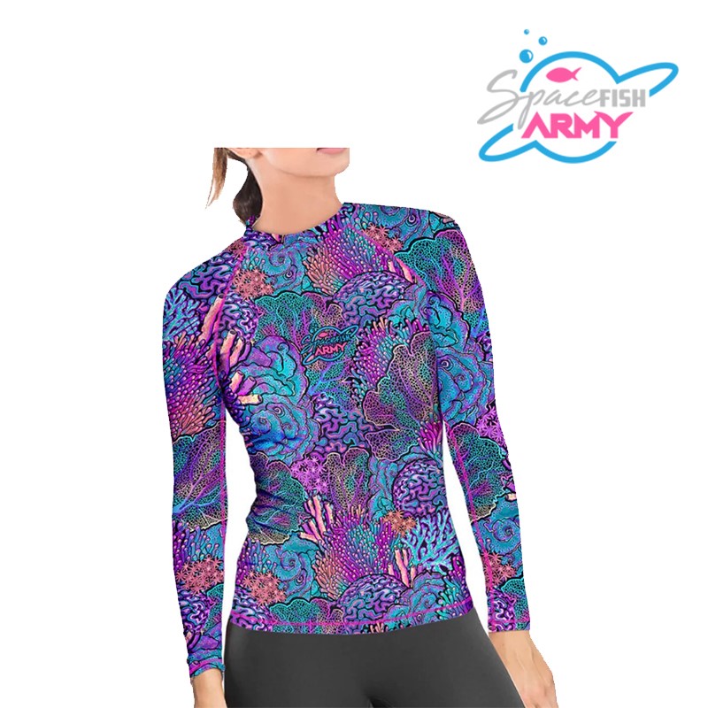 SpaceFish Army Coral Kaleidoscope Logo