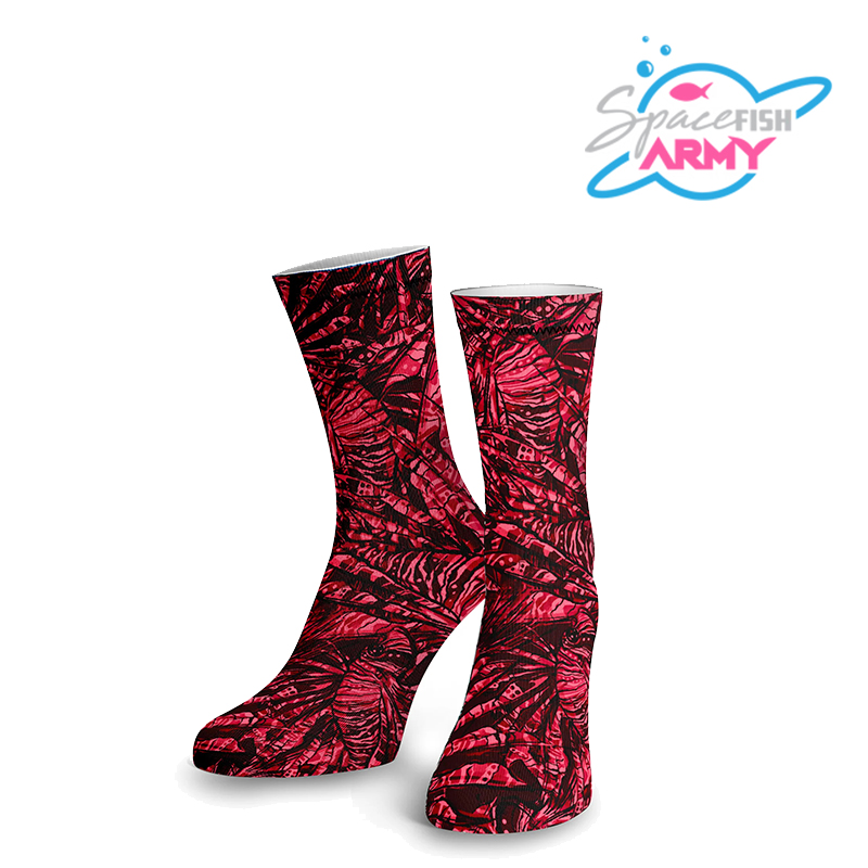 SpaceFish Army Dive Sock Logo