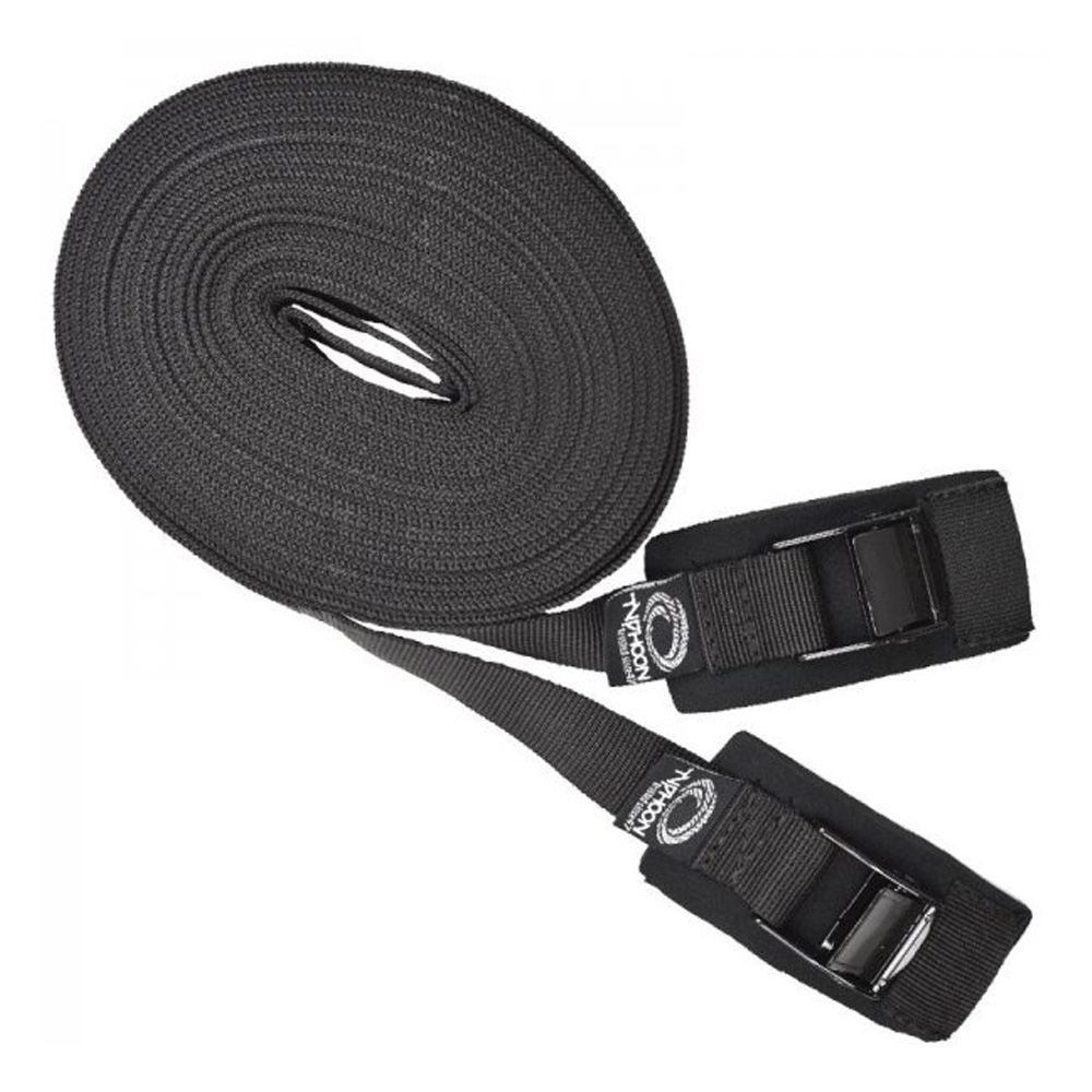 Typhoon 5m Roof Rack Straps Black (Pair)