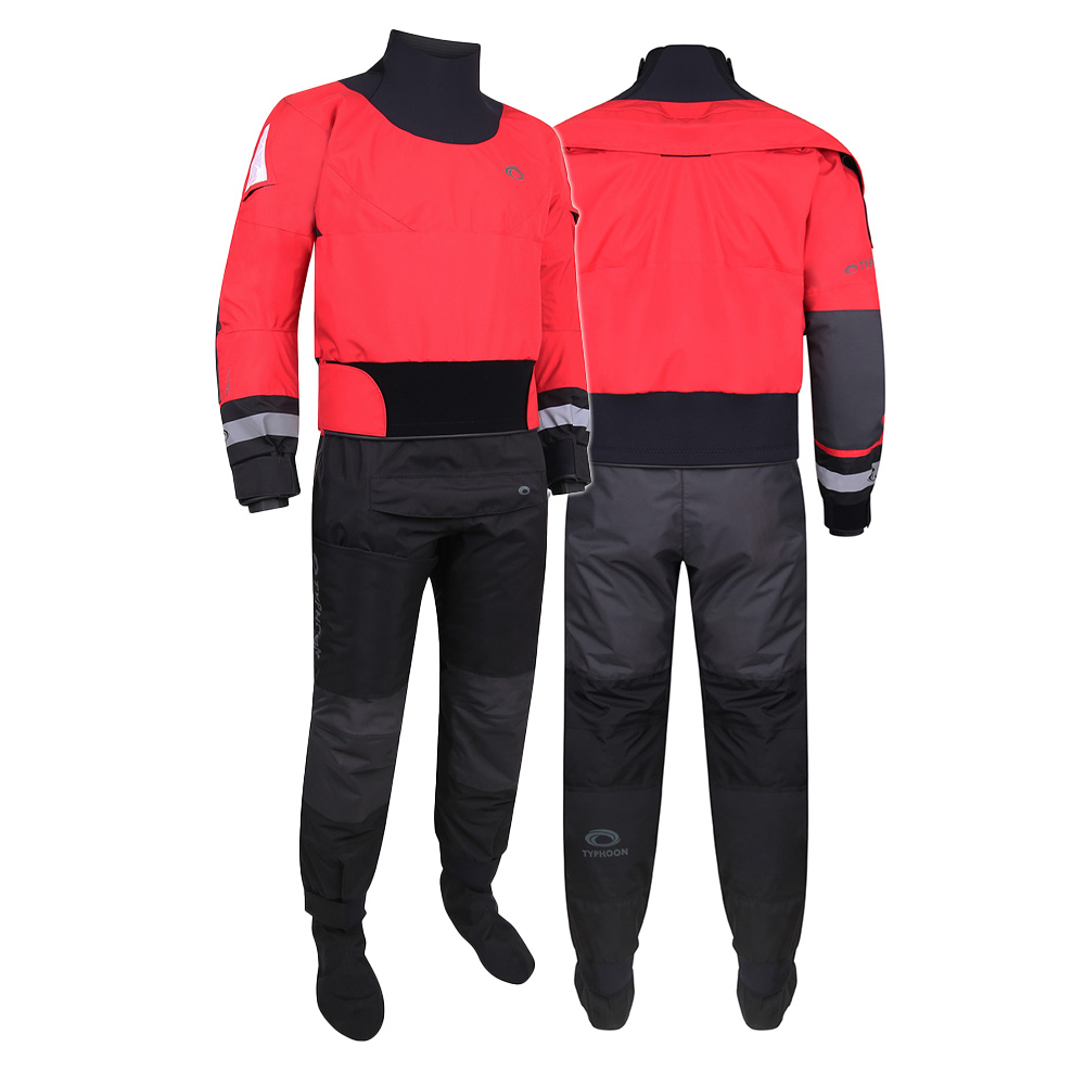 Typhoon Multisport 2.0 Back Entry Men's Drysuit Red