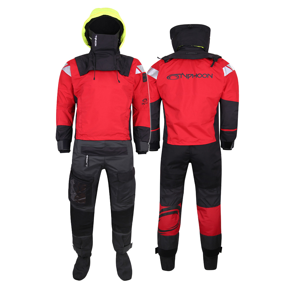 Typhoon PS440 Hinge Entry Drysuit Red/Black