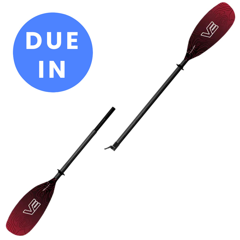 VE Glass Fara Touring Kayak Paddle 210-220cm Lava Red 2 Piece | Factory Blemish