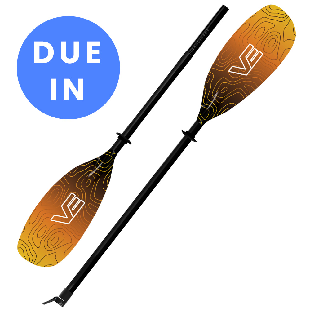 VE Glass Fara Touring Kayak Paddle 220-230cm Sunrise 2 Piece | Factory Blemish