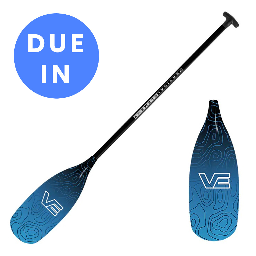 VE Glass Offside Canoe Paddle Storm Blue Uncut | Factory Blemish