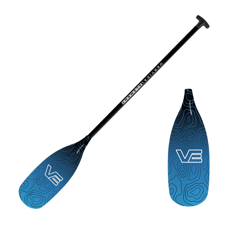 VE Glass Offside Canoe Paddle Storm Blue 2 Piece 145-155cm | Factory Blemish