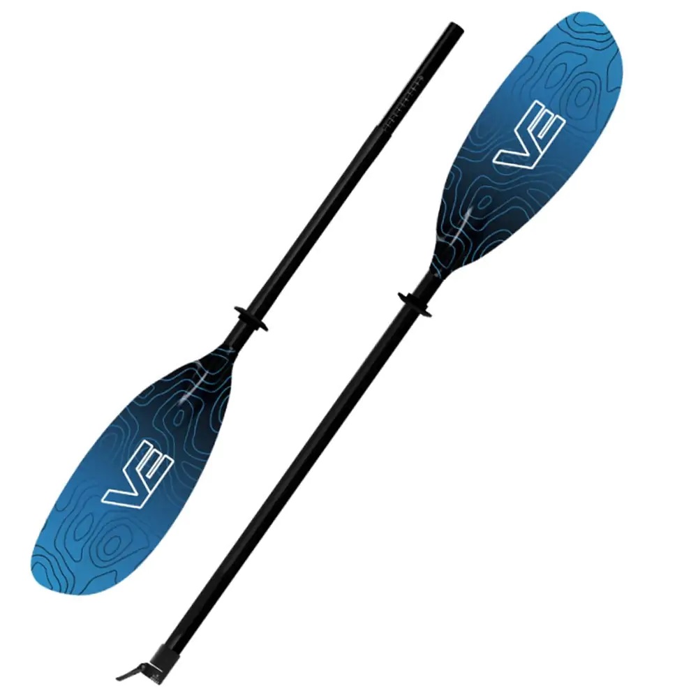 VE Glass Skera Touring Kayak Paddle 210-220cm Lava Red 2 Piece | Factory Blemish