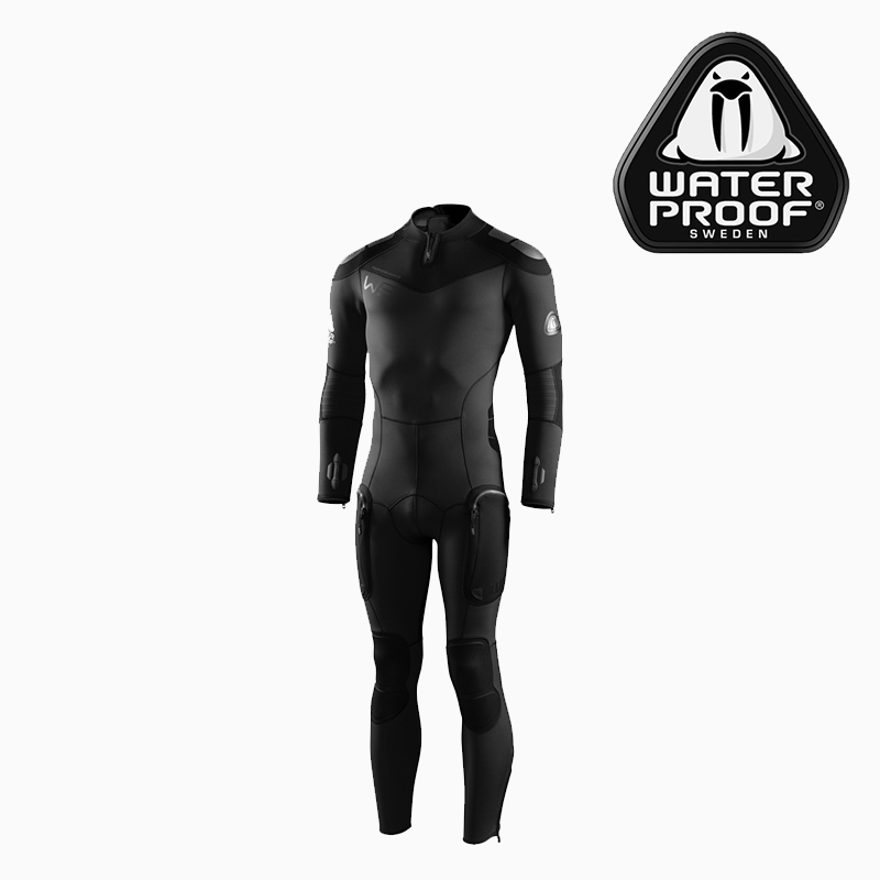 WATERPROOF W5 V2 MENS 3.5MM WETSUIT LOGO