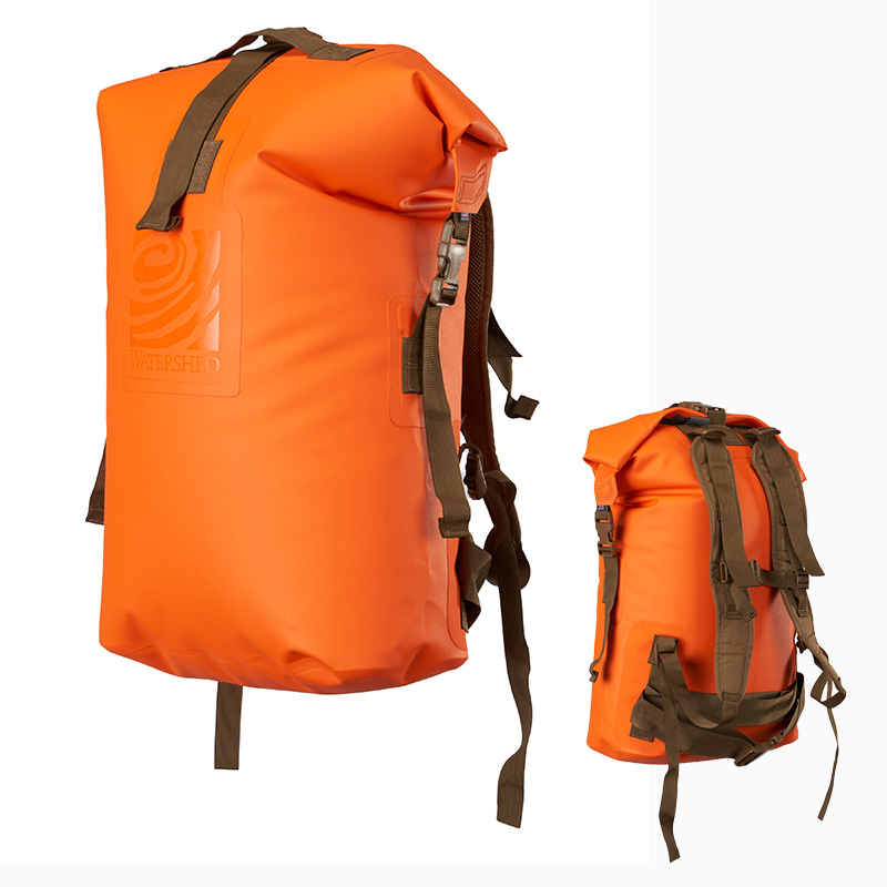 Blue or orange Watershed Animas Dry Backpack 40L