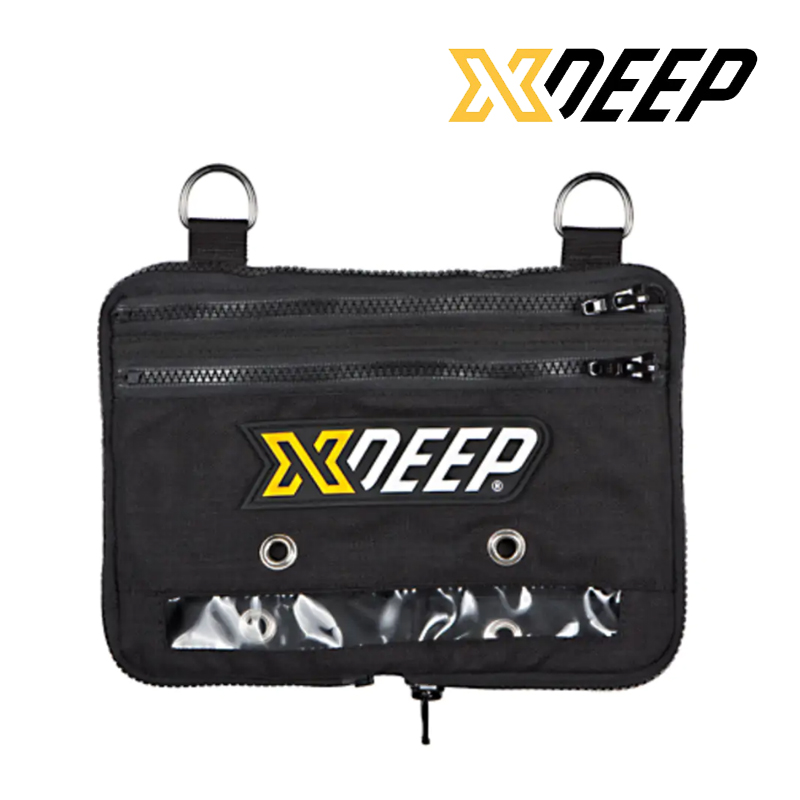 XDEEP Expandable Cargo Pouch clipped in place